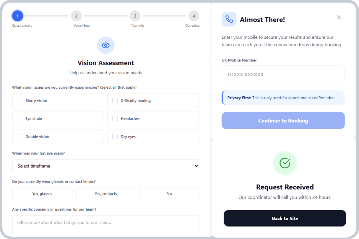 Lead Recovery & Booking Workflow