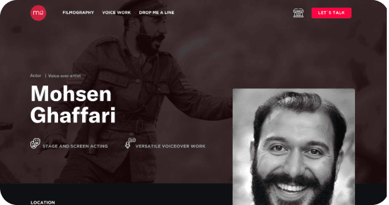 Transforming an Actor & Voiceover WordPress Website after redesign